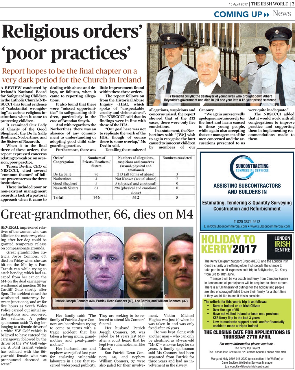 Irish World Preview Pages