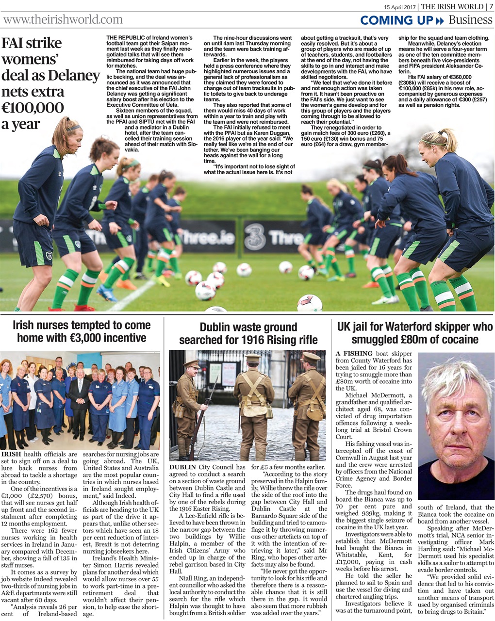 Irish World Preview Pages