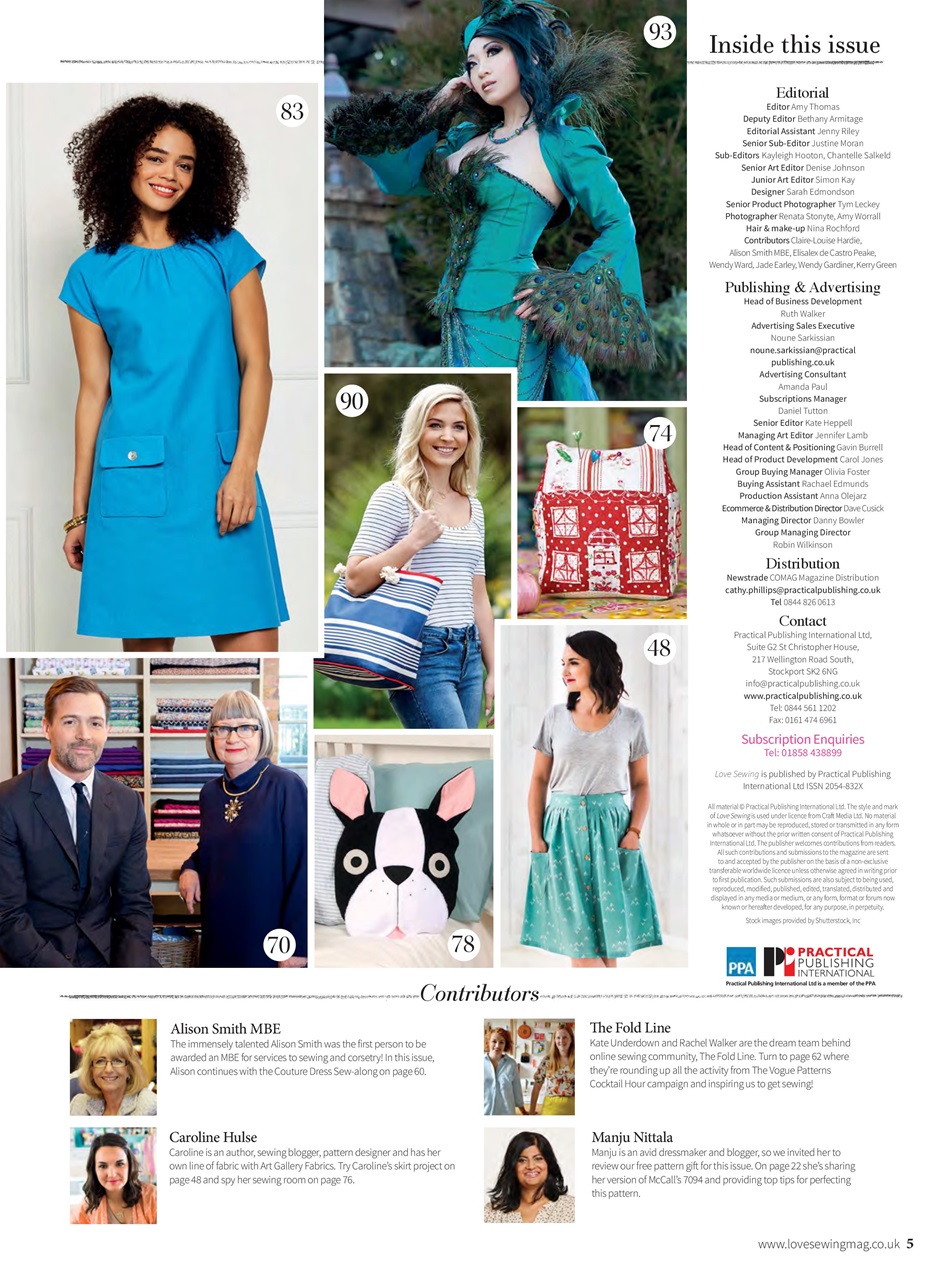 Love Sewing Preview Pages