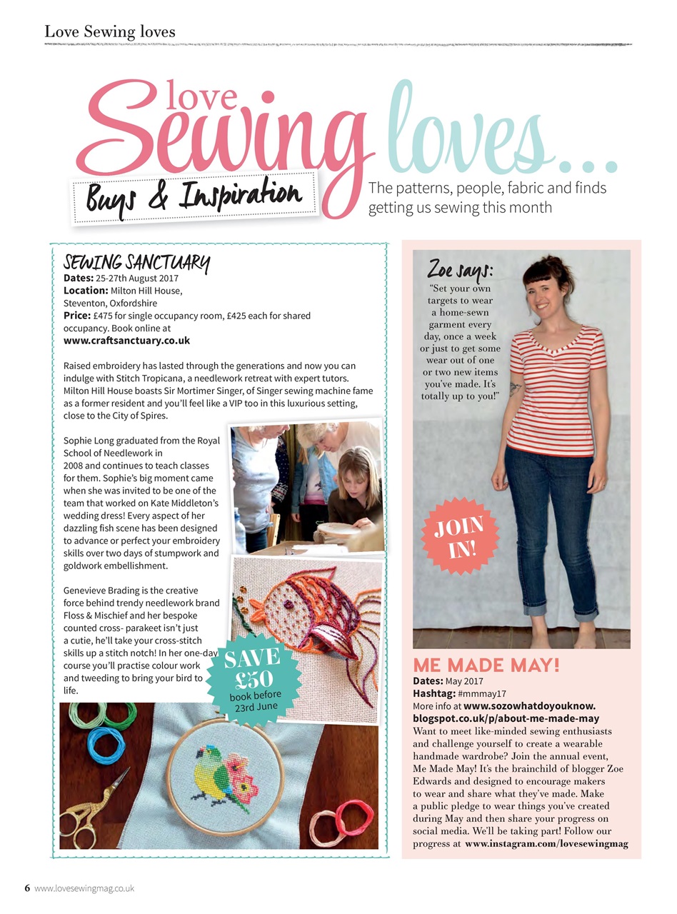 Love Sewing Preview Pages