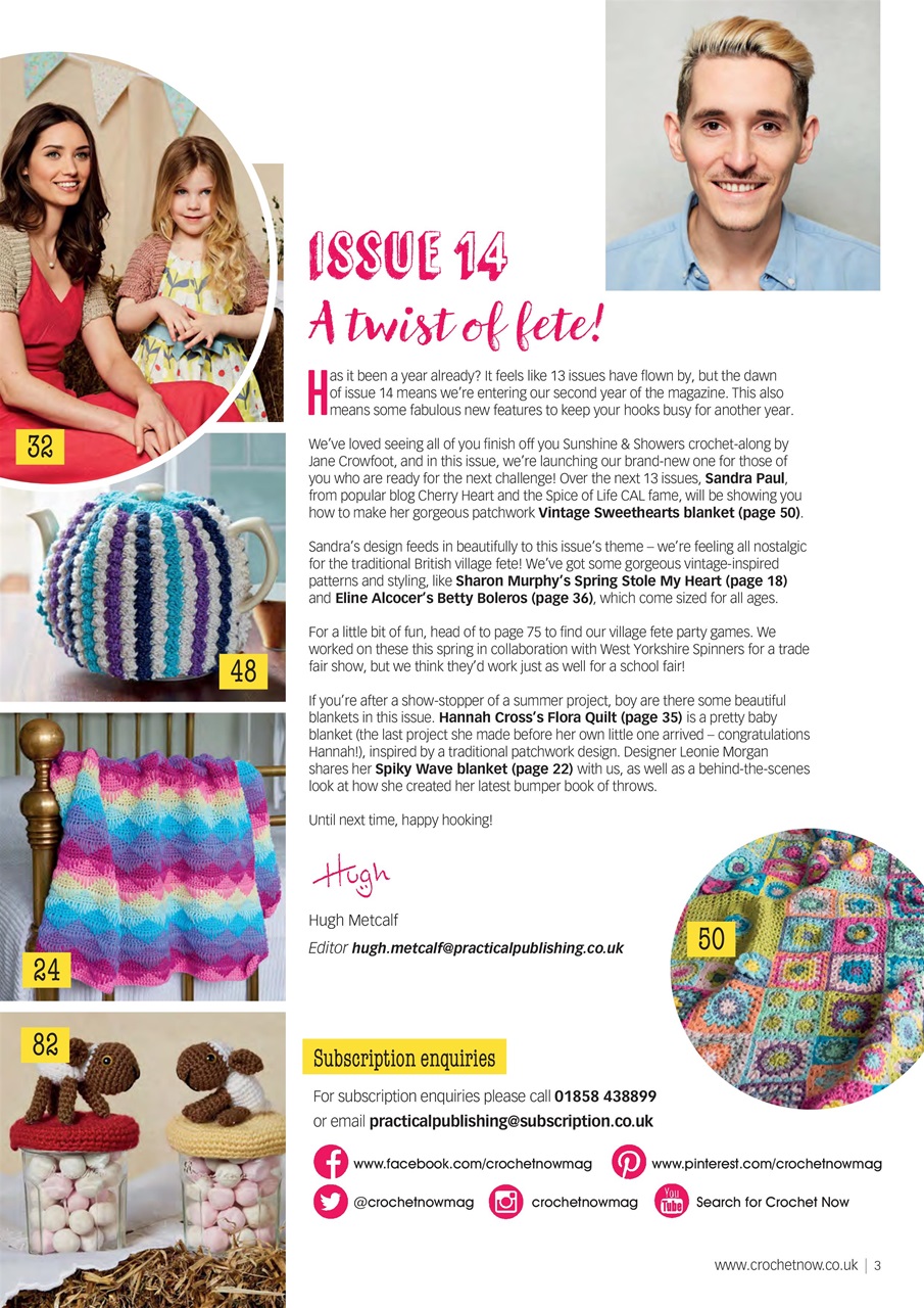 Crochet Now Magazine Preview Pages