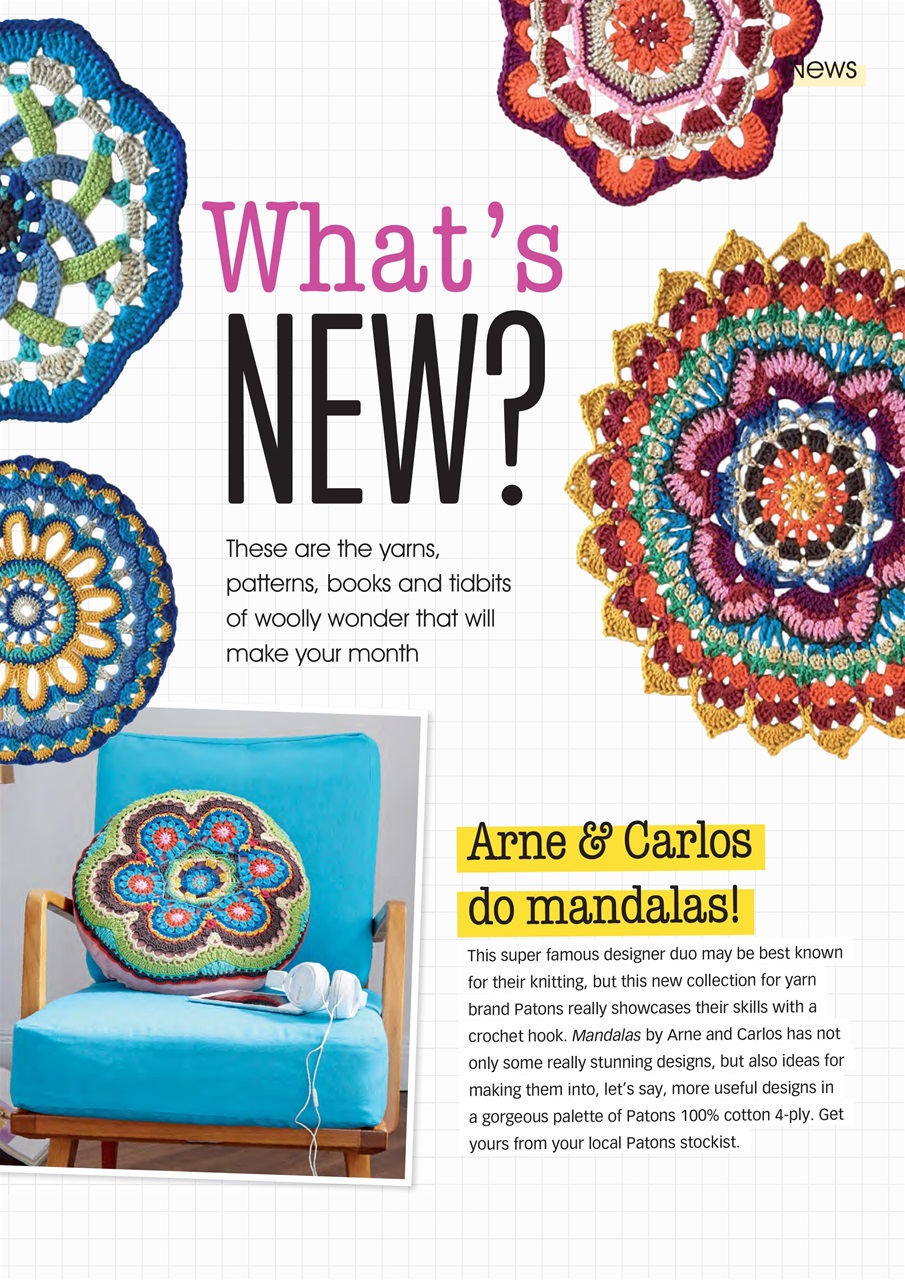 Crochet Now Magazine Preview Pages