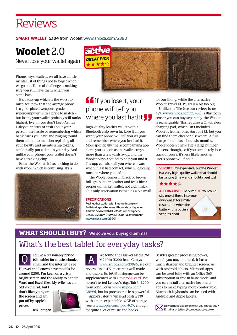 Computer Active Preview Pages