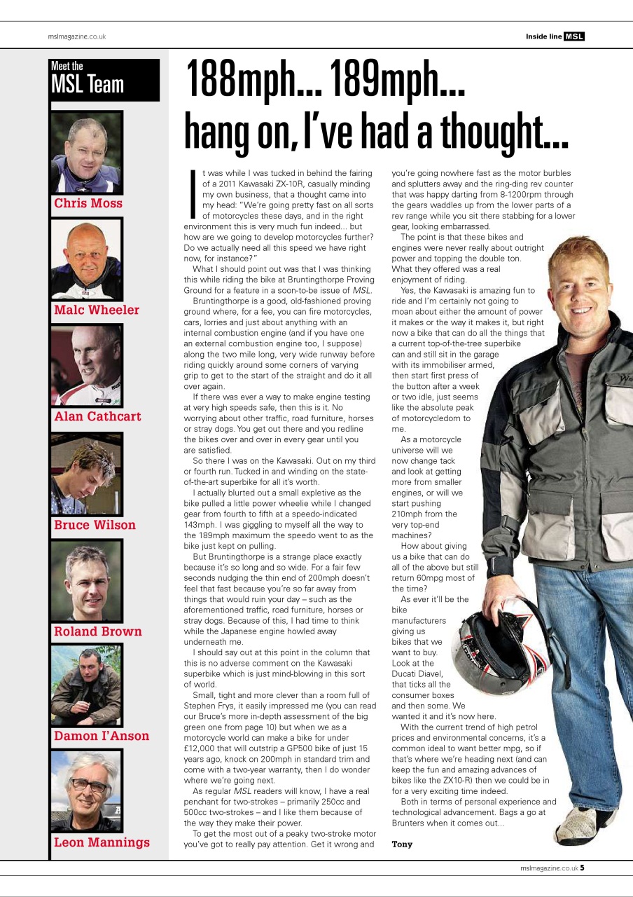 Motorcycle Sport & Leisure Preview Pages