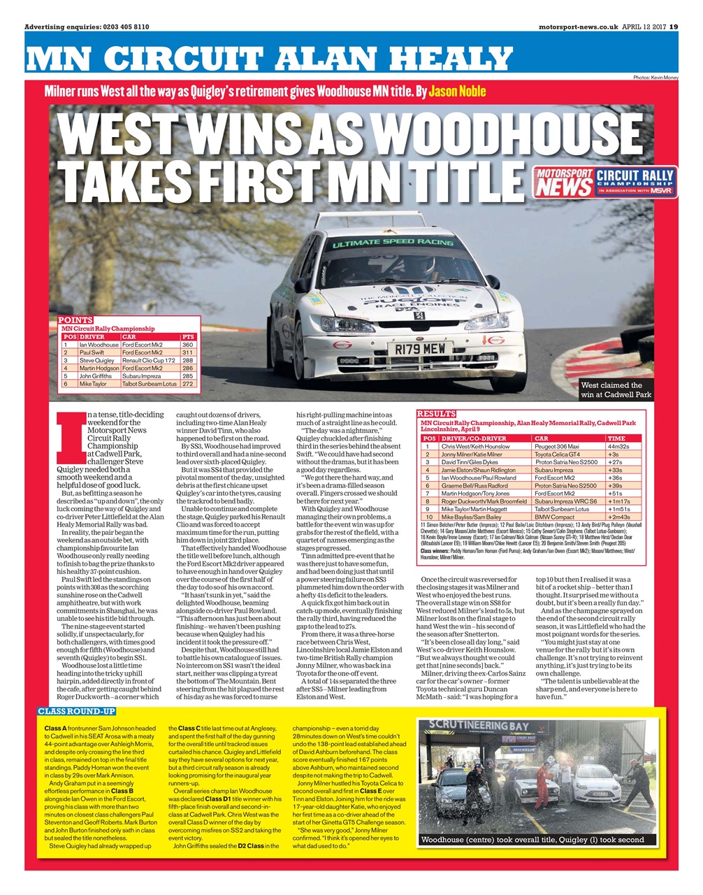 Motorsport News Preview Pages