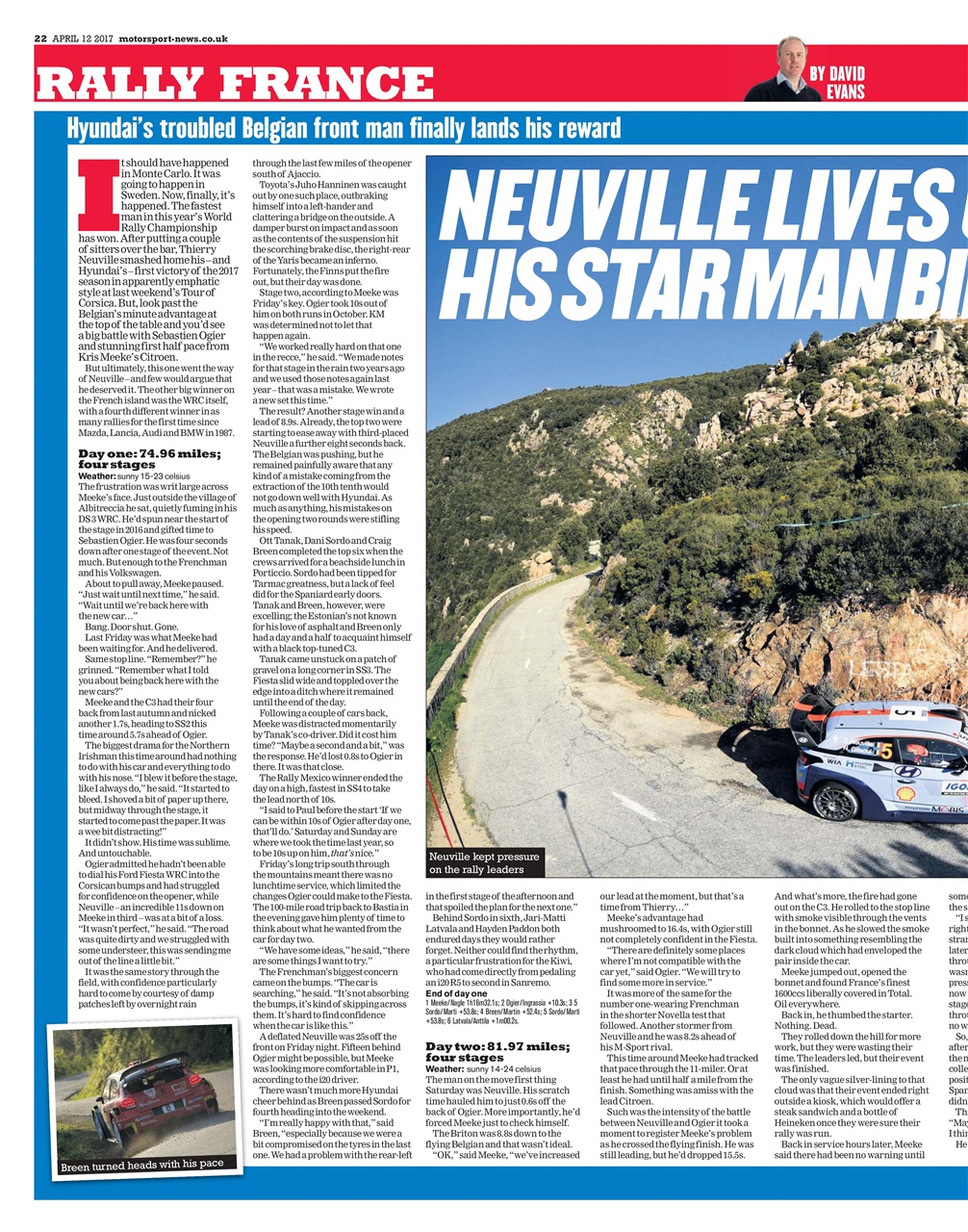 Motorsport News Preview Pages