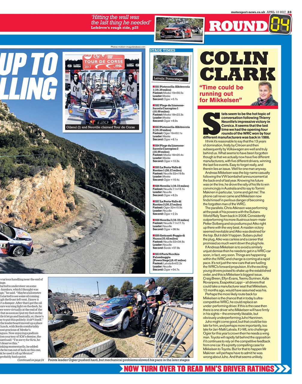 Motorsport News Preview Pages