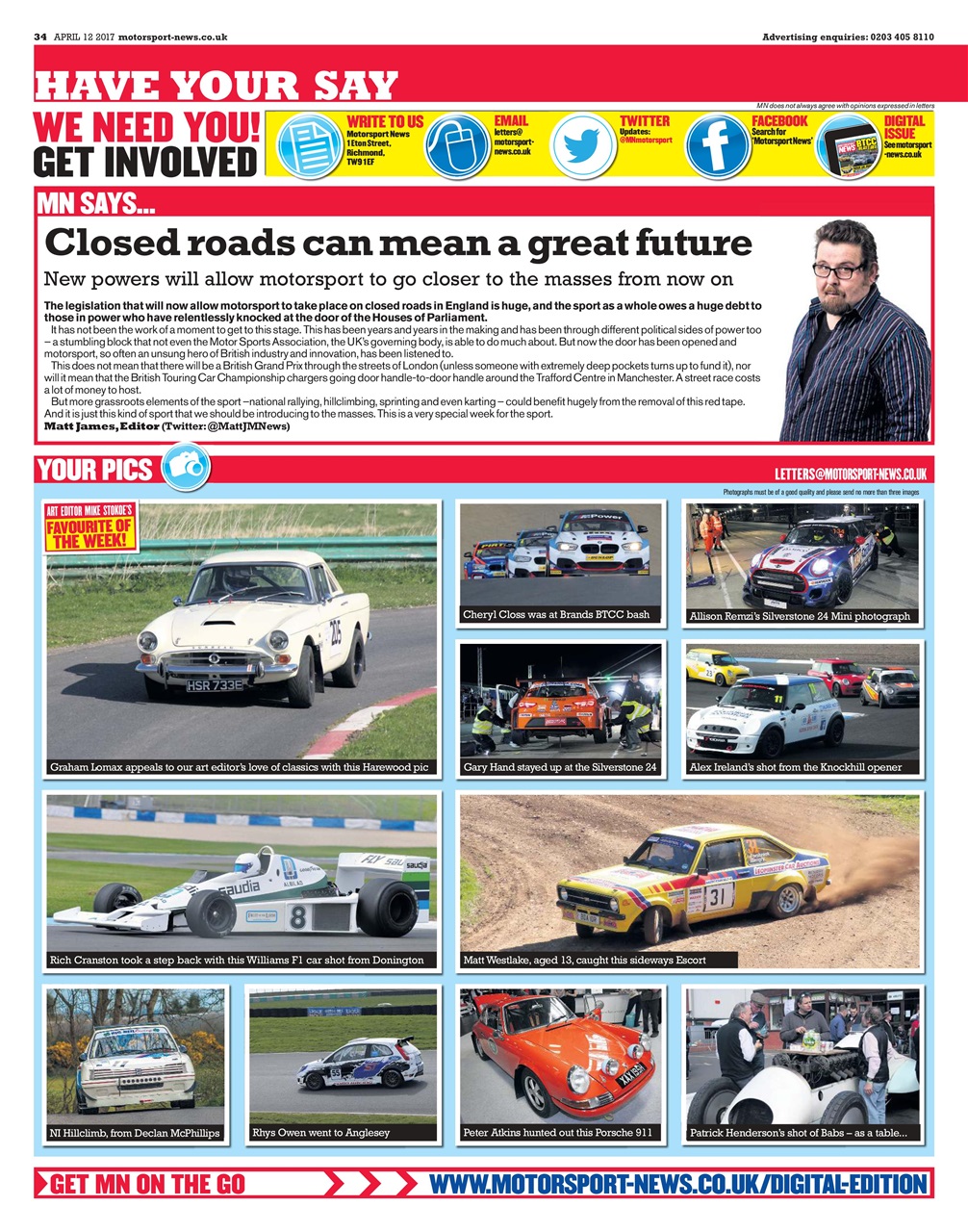 Motorsport News Preview Pages