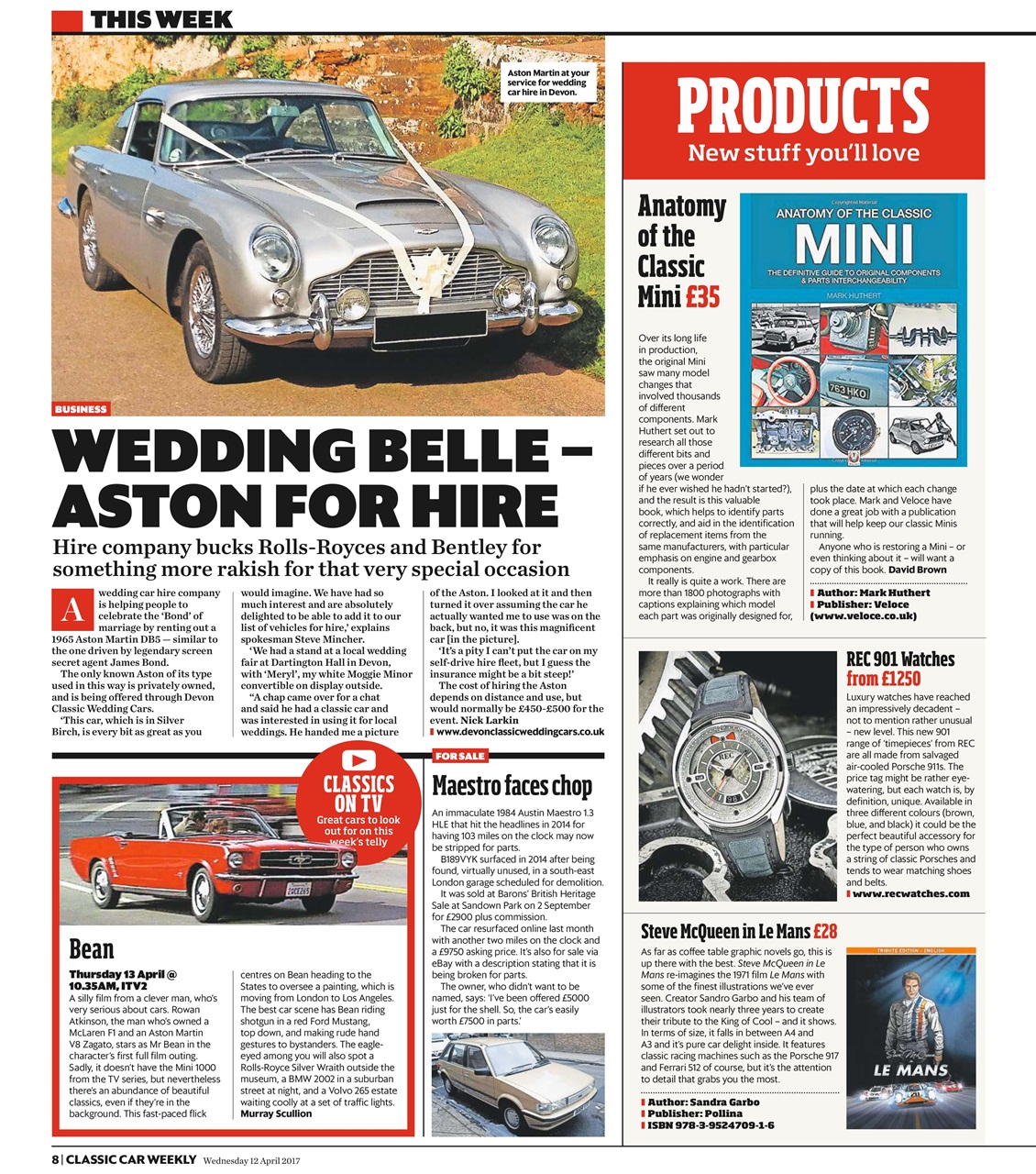 Classic Car Weekly Preview Pages
