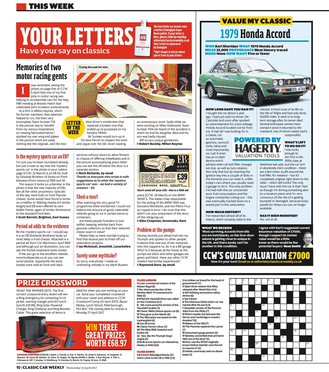 Classic Car Weekly Preview Pages