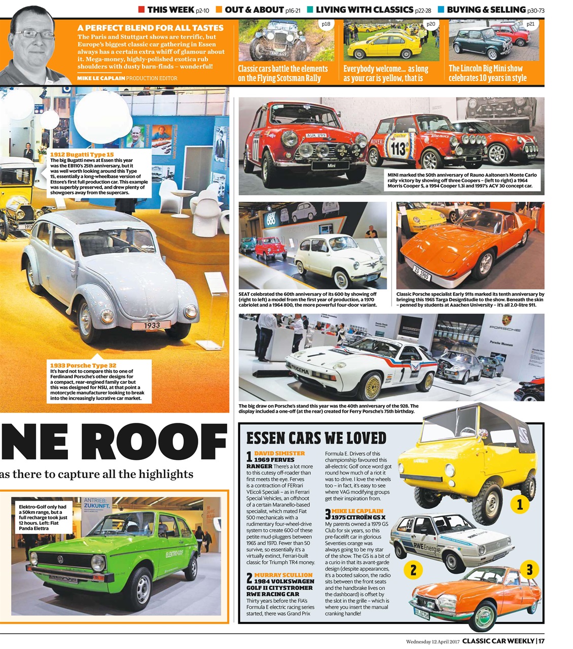 Classic Car Weekly Preview Pages