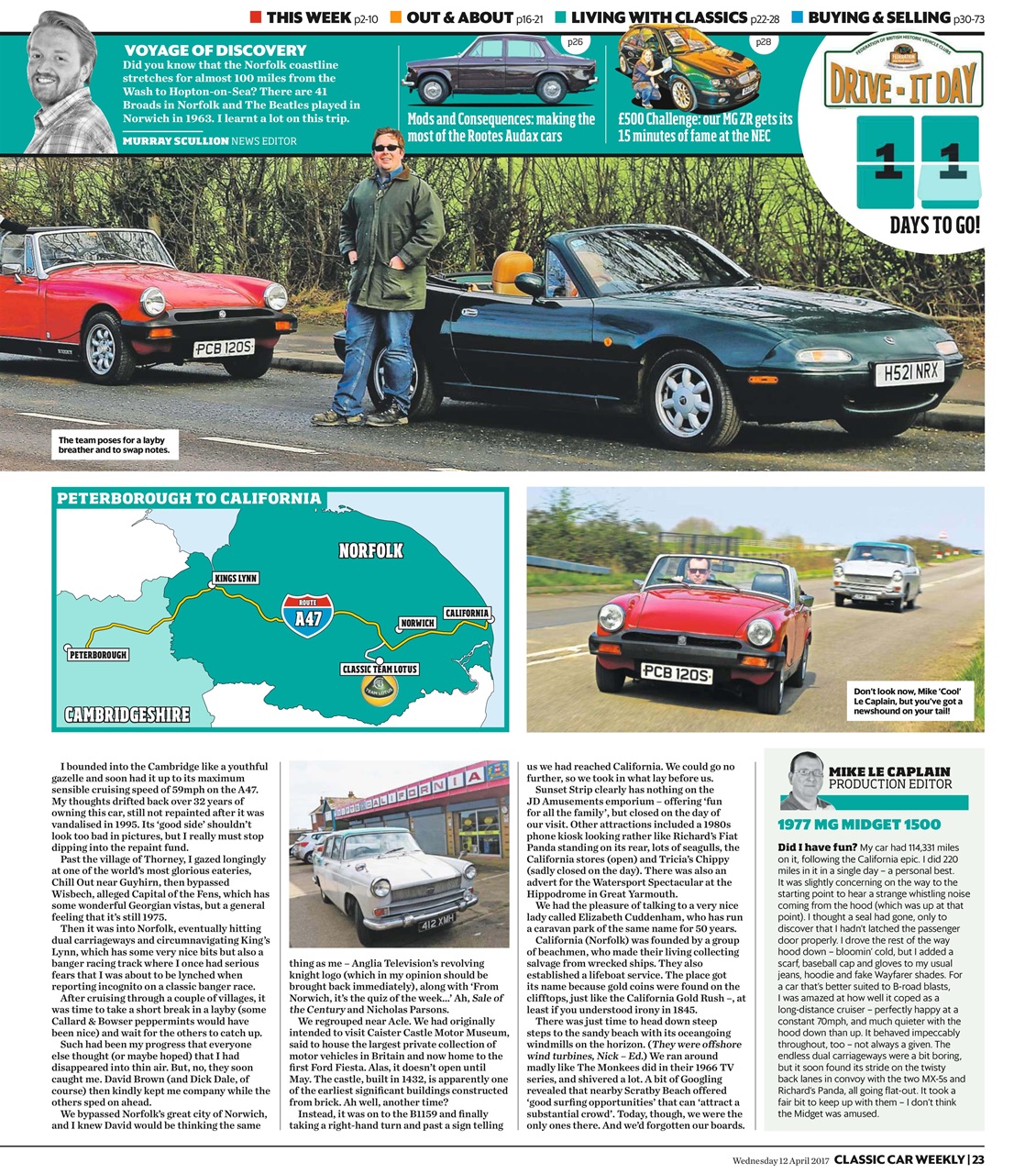 Classic Car Weekly Preview Pages