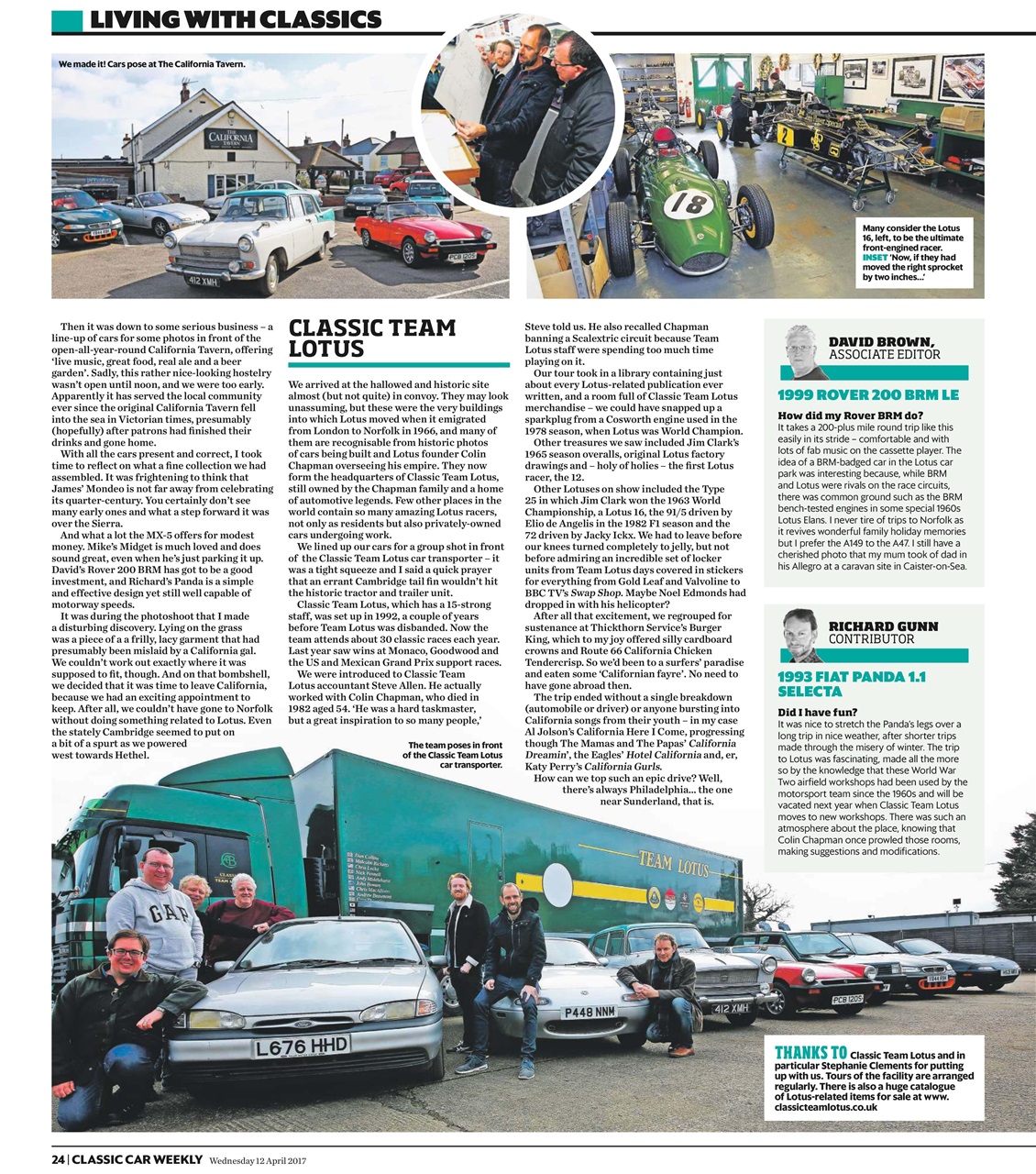 Classic Car Weekly Preview Pages