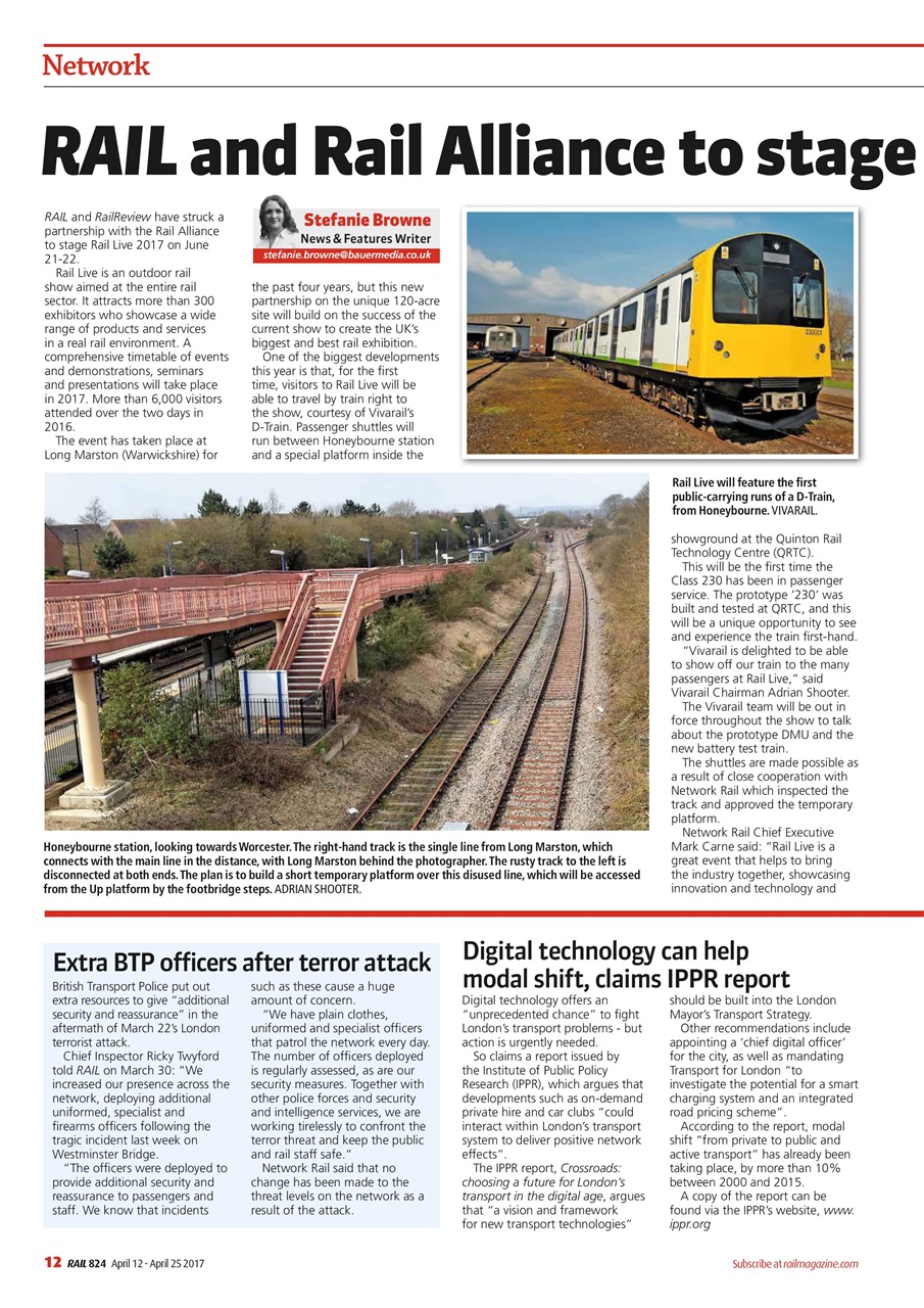 Rail Preview Pages