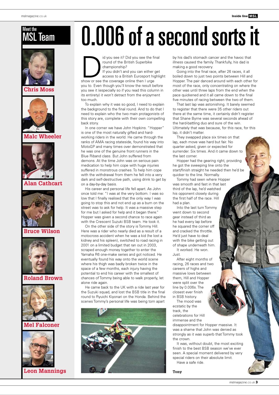 Motorcycle Sport & Leisure Preview Pages