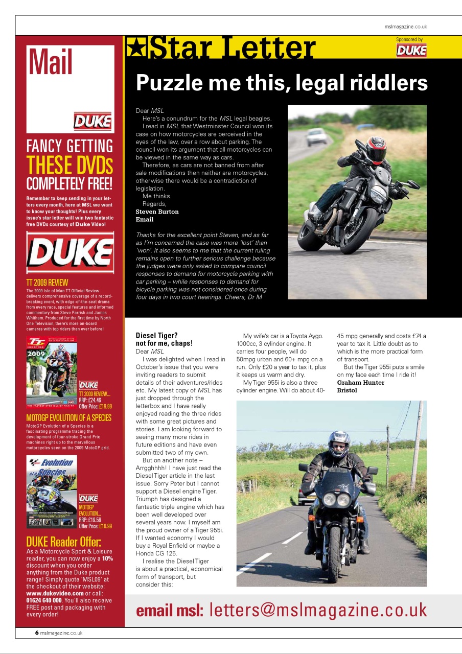 Motorcycle Sport & Leisure Preview Pages