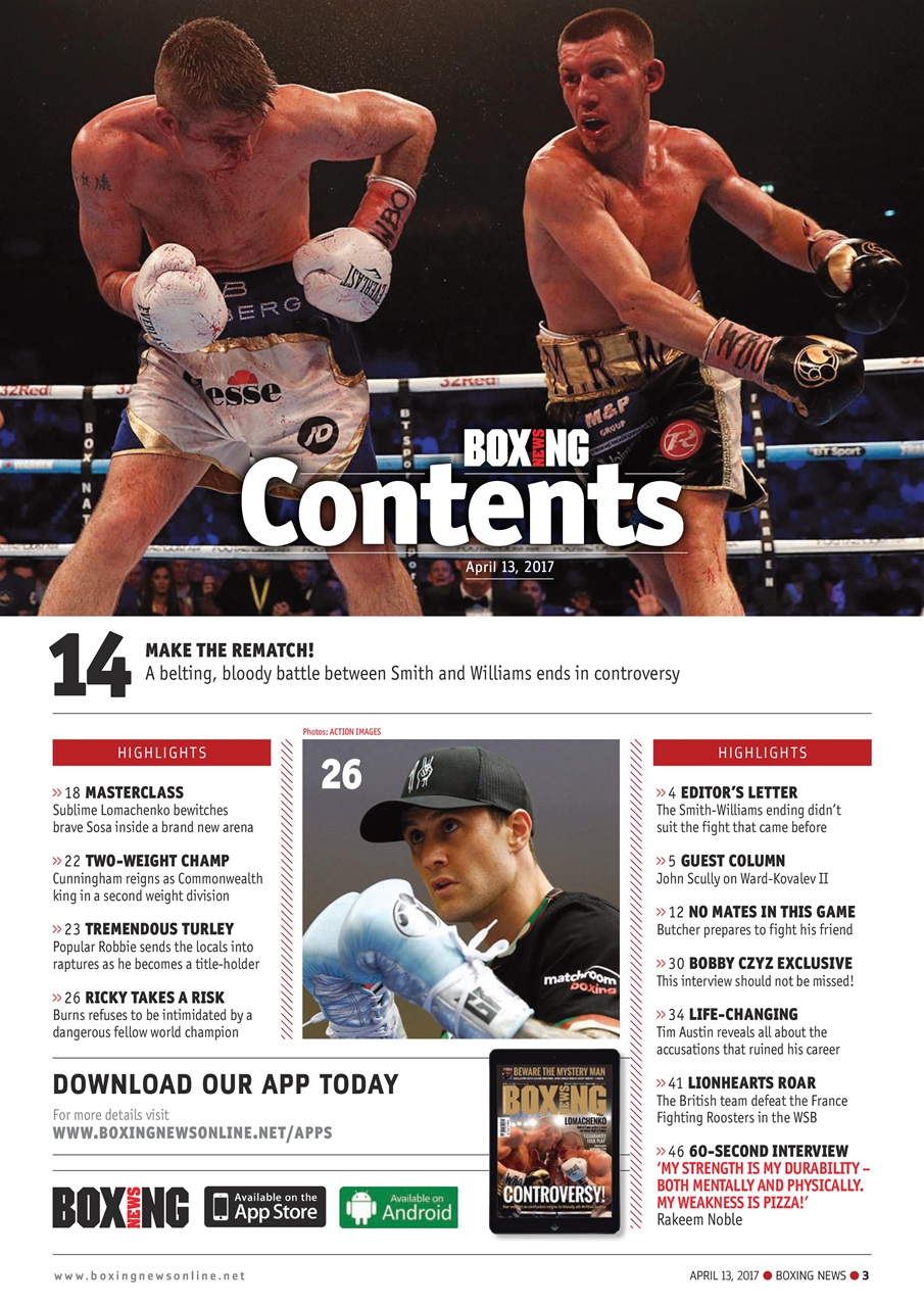 Boxing News Preview Pages