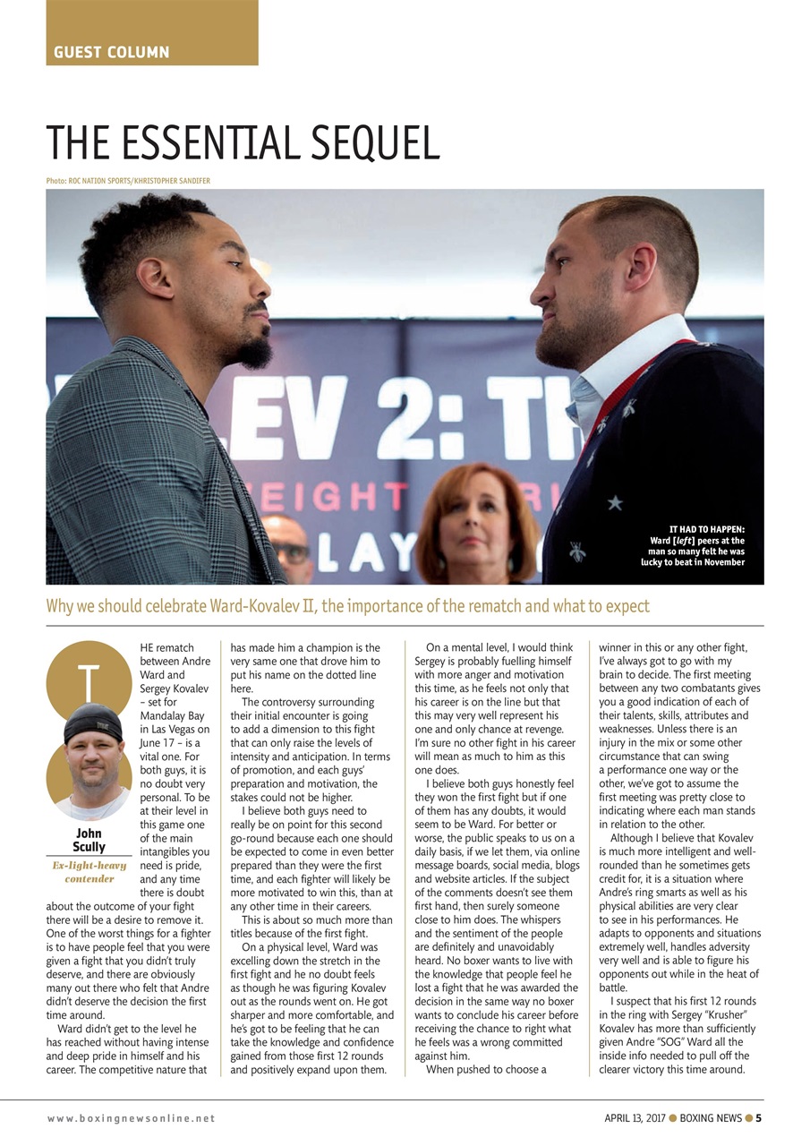 Boxing News Preview Pages