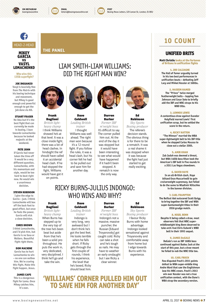 Boxing News Preview Pages