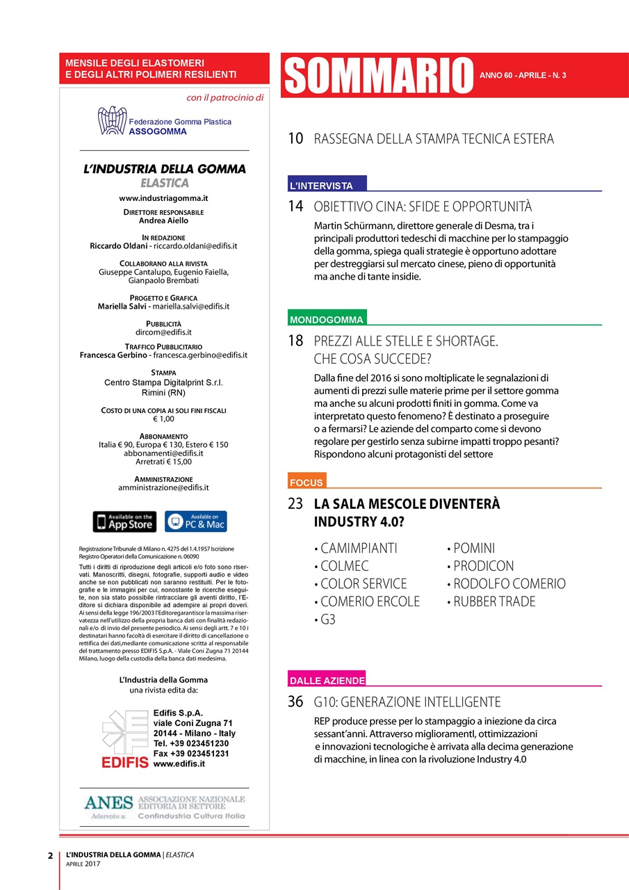 L’industria della Gomma Preview Pages