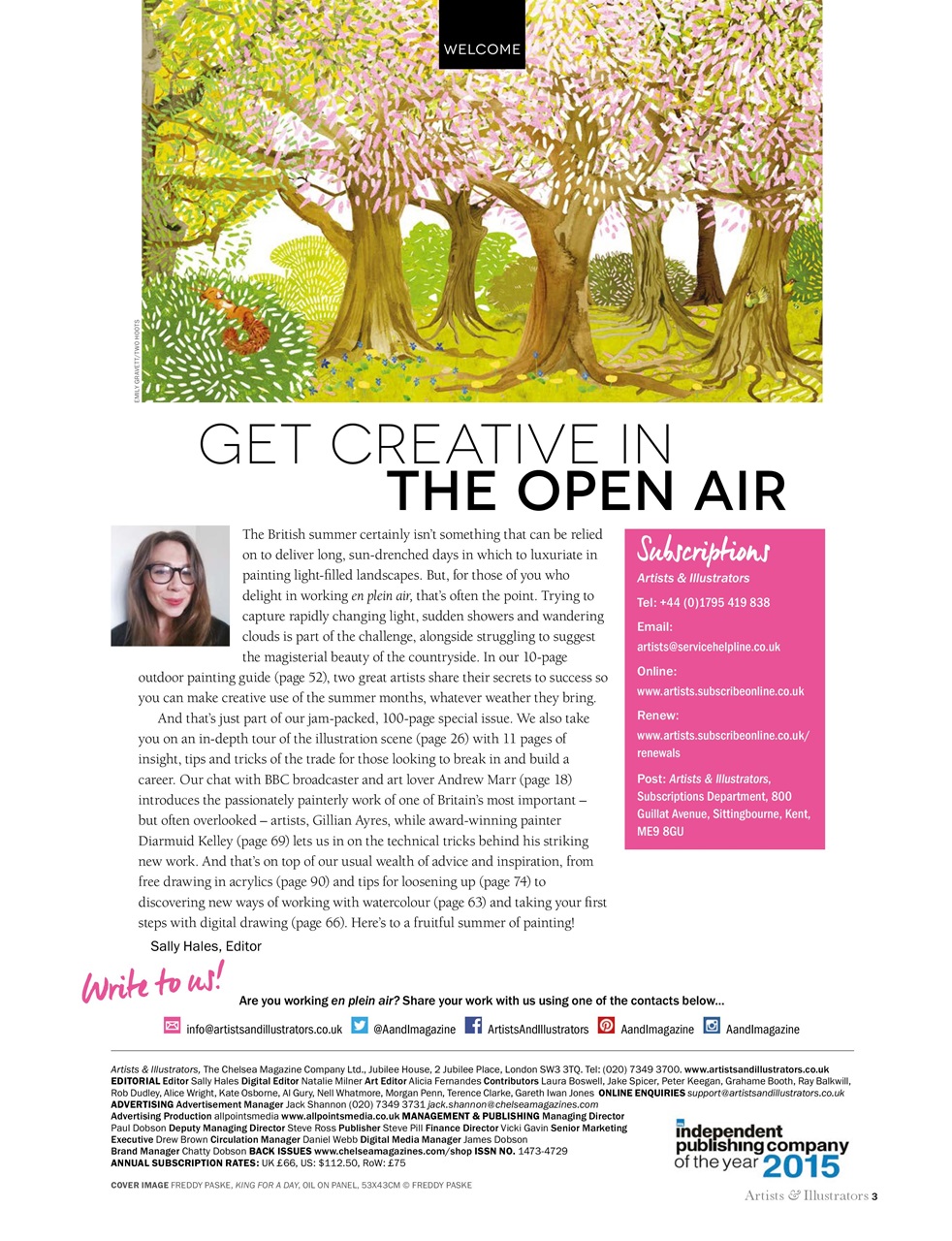 Artists & Illustrators Preview Pages