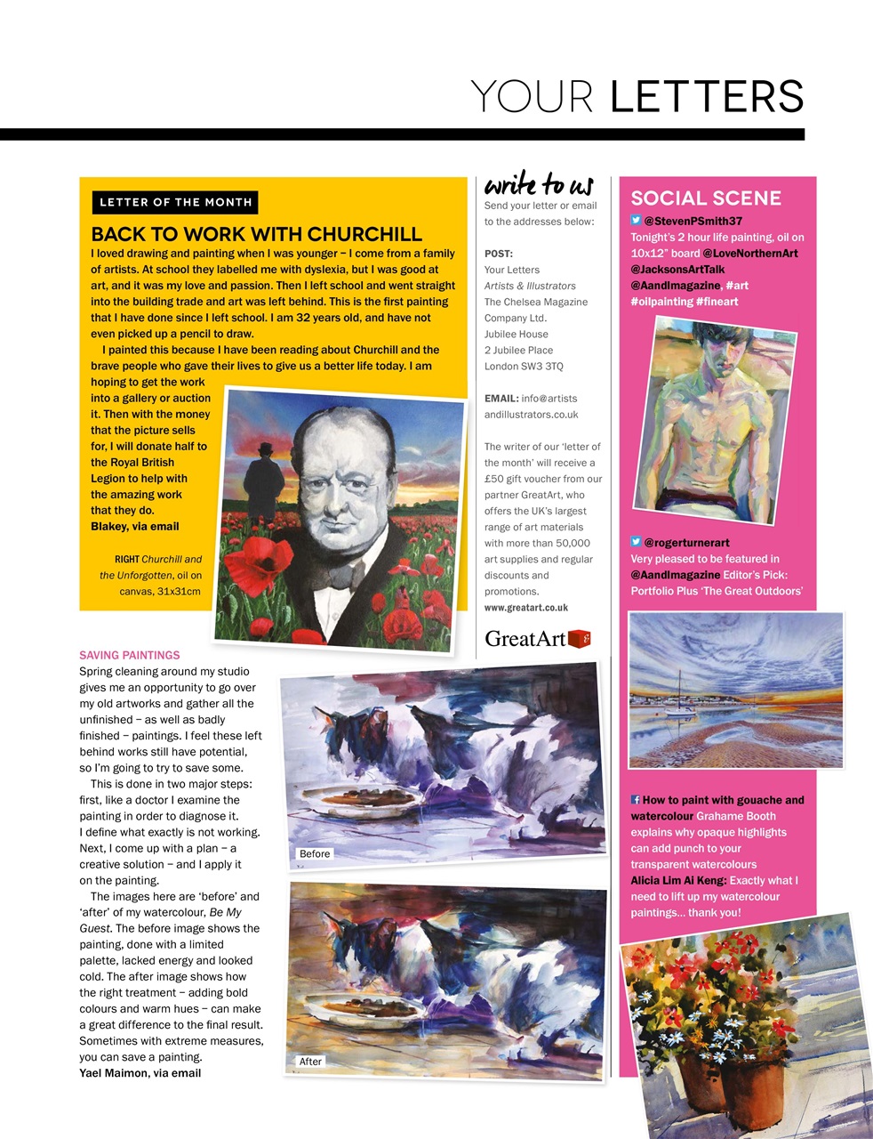 Artists & Illustrators Preview Pages