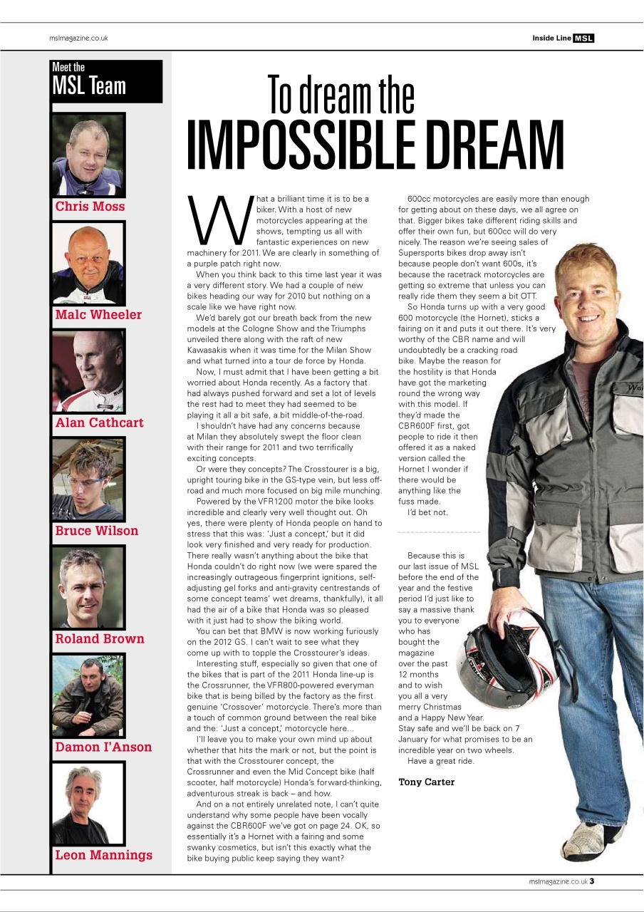 Motorcycle Sport & Leisure Preview Pages