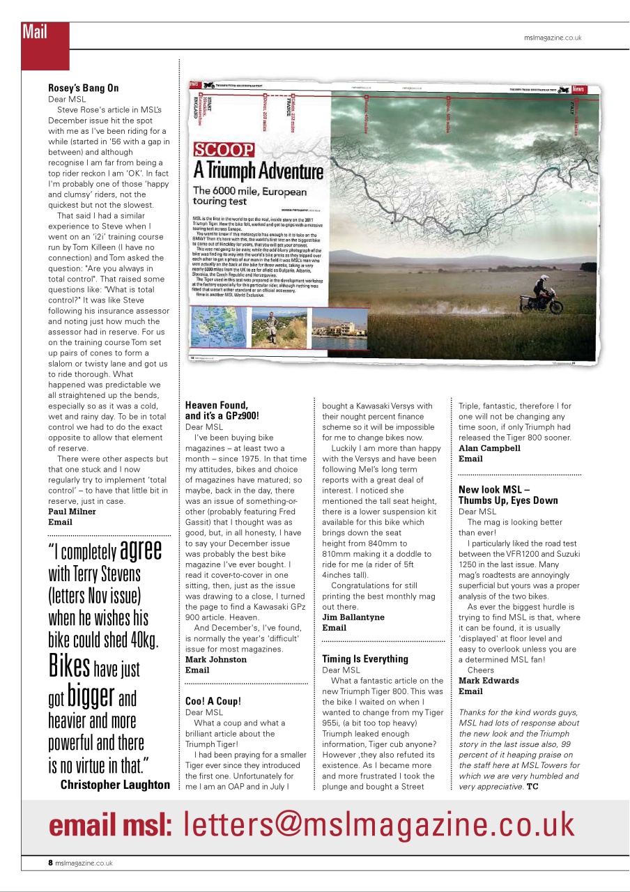 Motorcycle Sport & Leisure Preview Pages