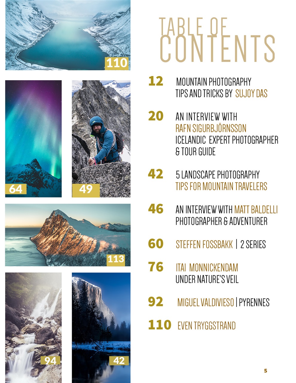 Lens Magazine Preview Pages