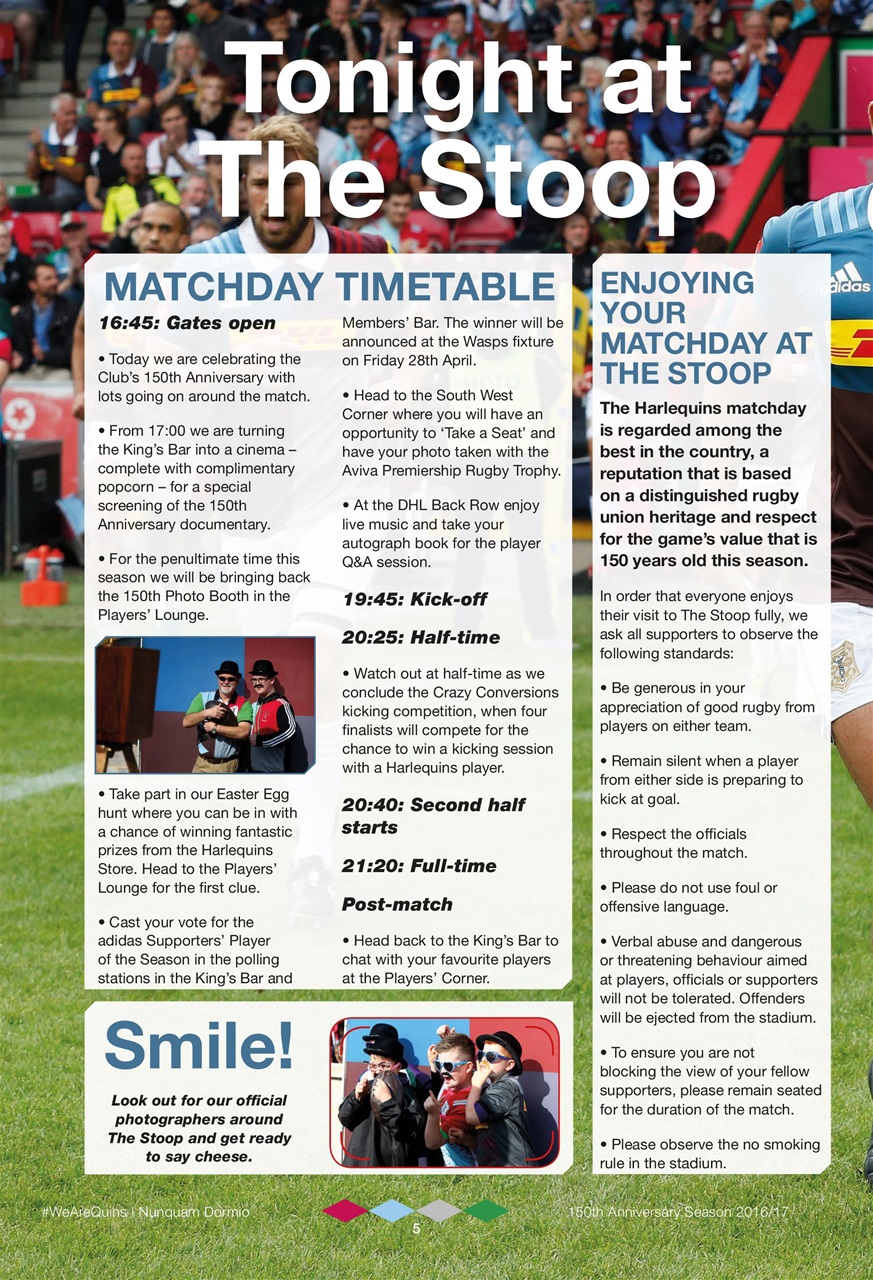 Harlequins Preview Pages