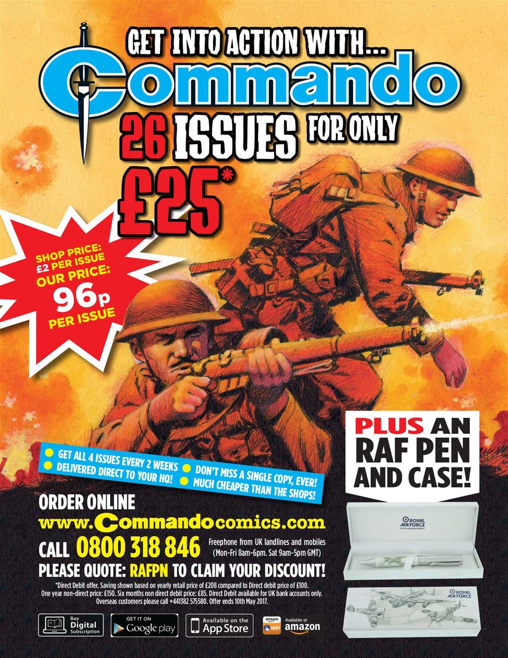 Commando Preview Pages