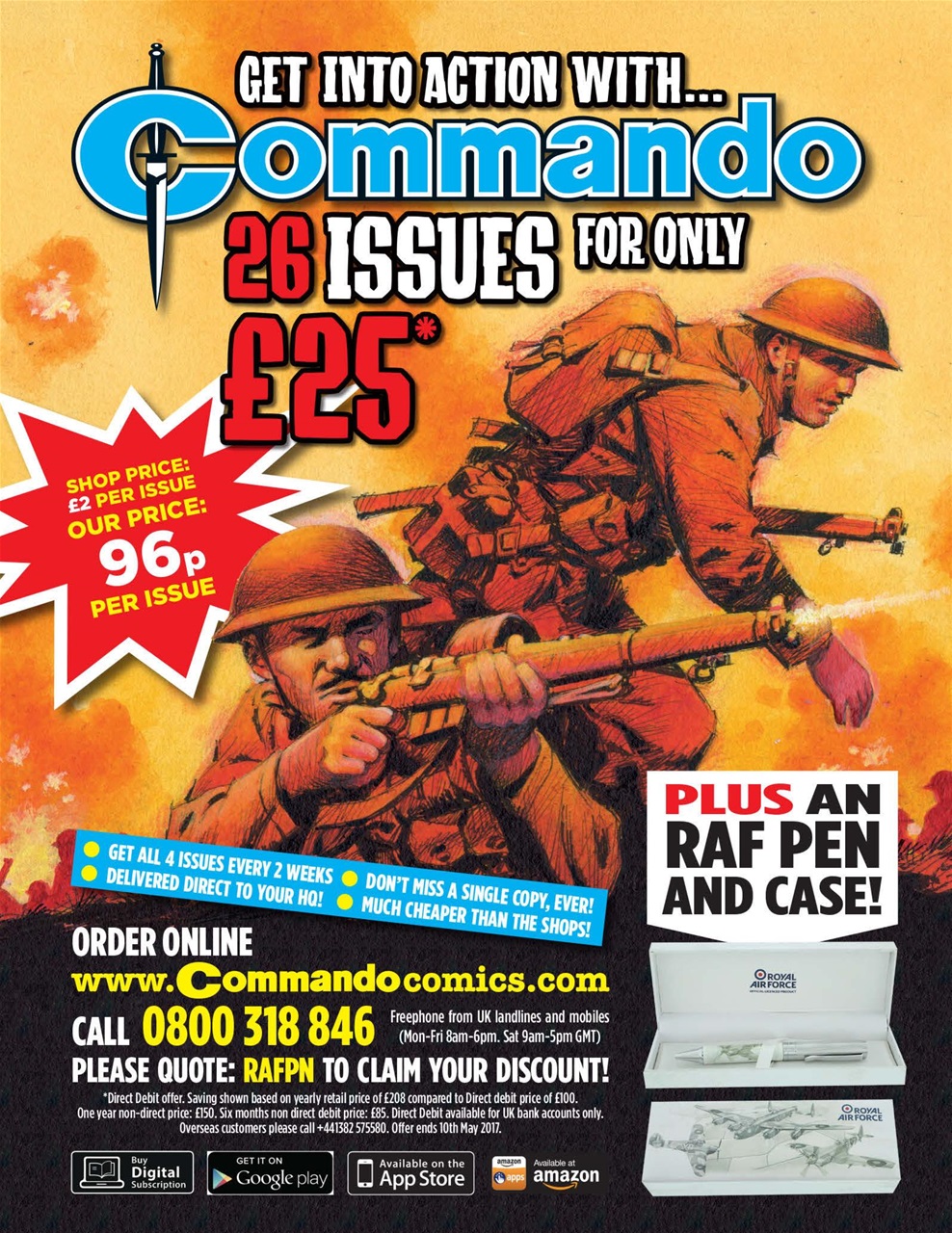 Commando Preview Pages