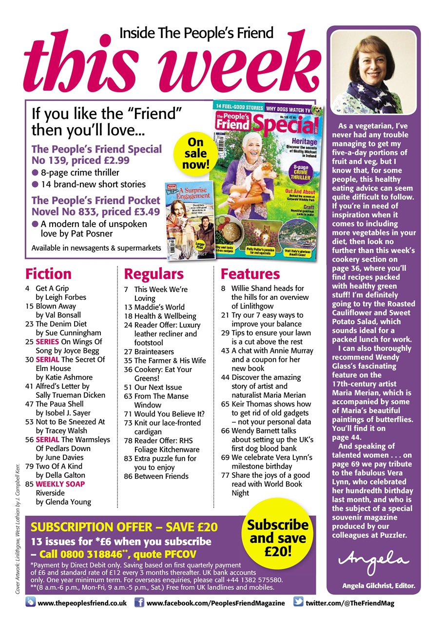The People’s Friend Preview Pages