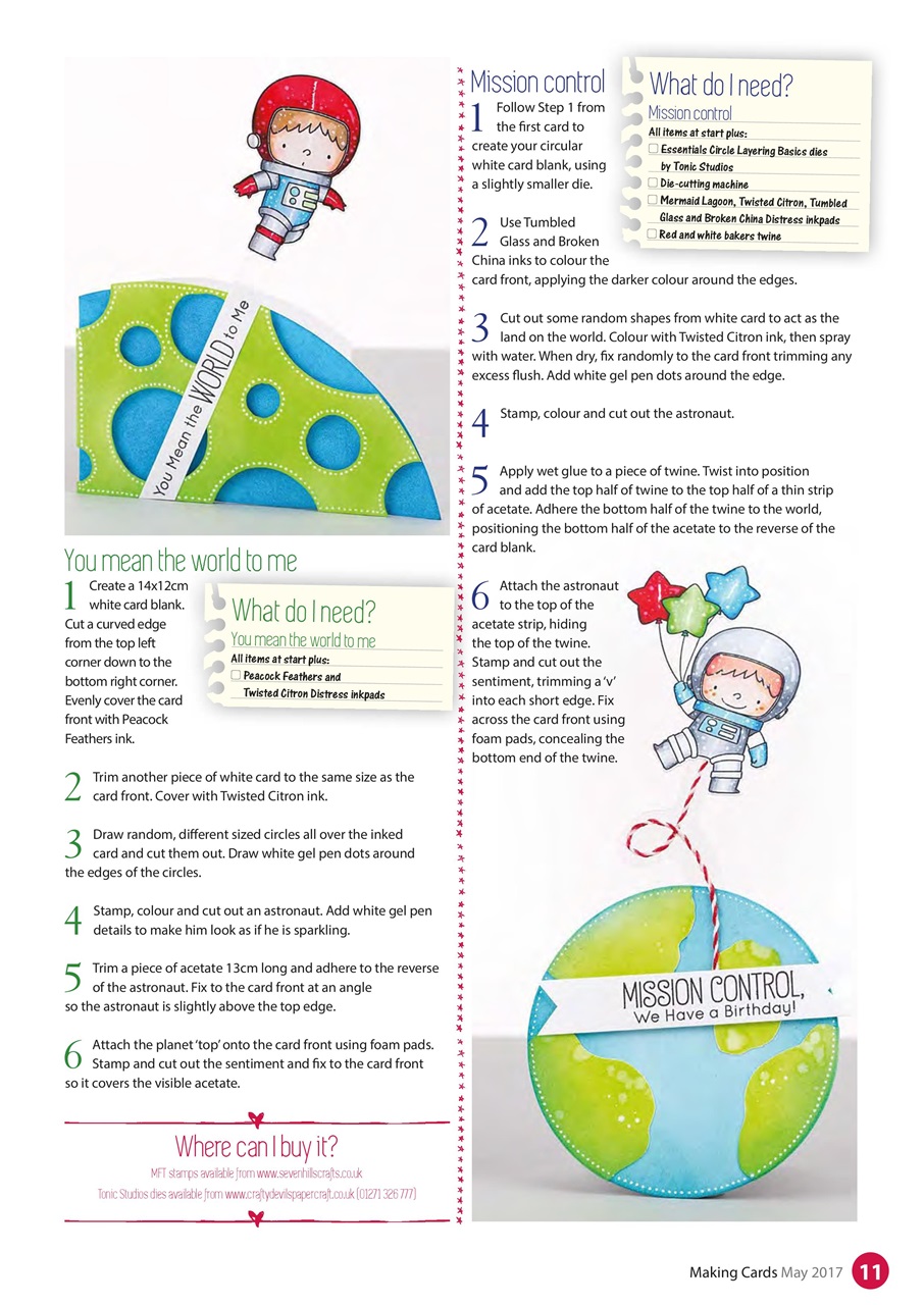 Making Cards & Papercraft Preview Pages