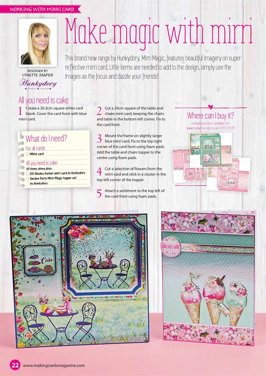 Making Cards & Papercraft Preview Pages