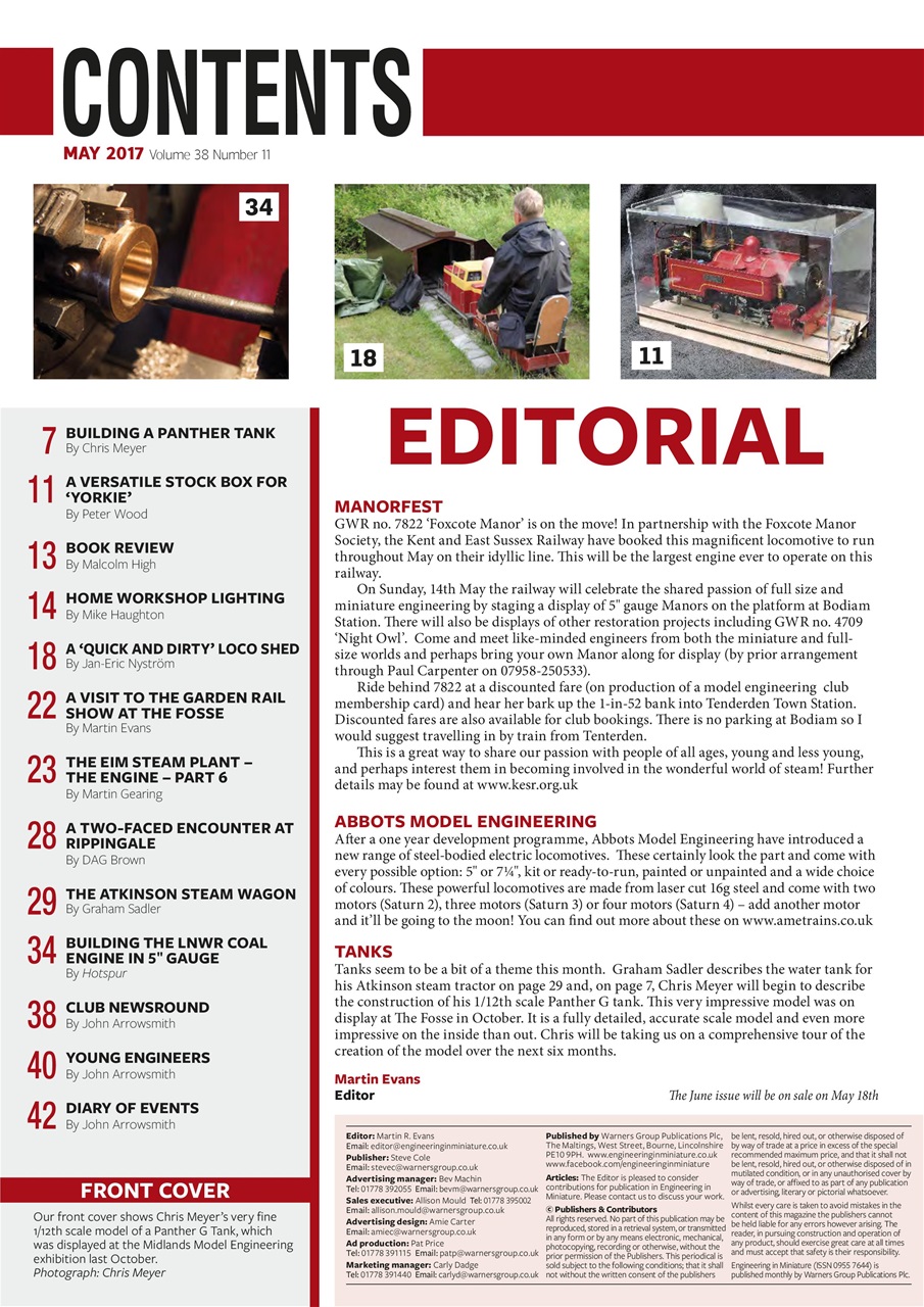 Engineering in Miniature Preview Pages