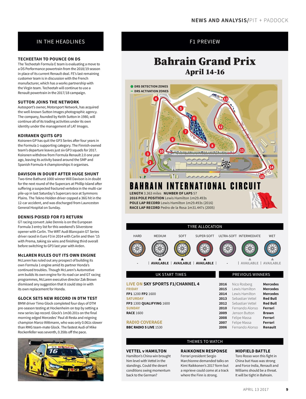 Autosport Preview Pages