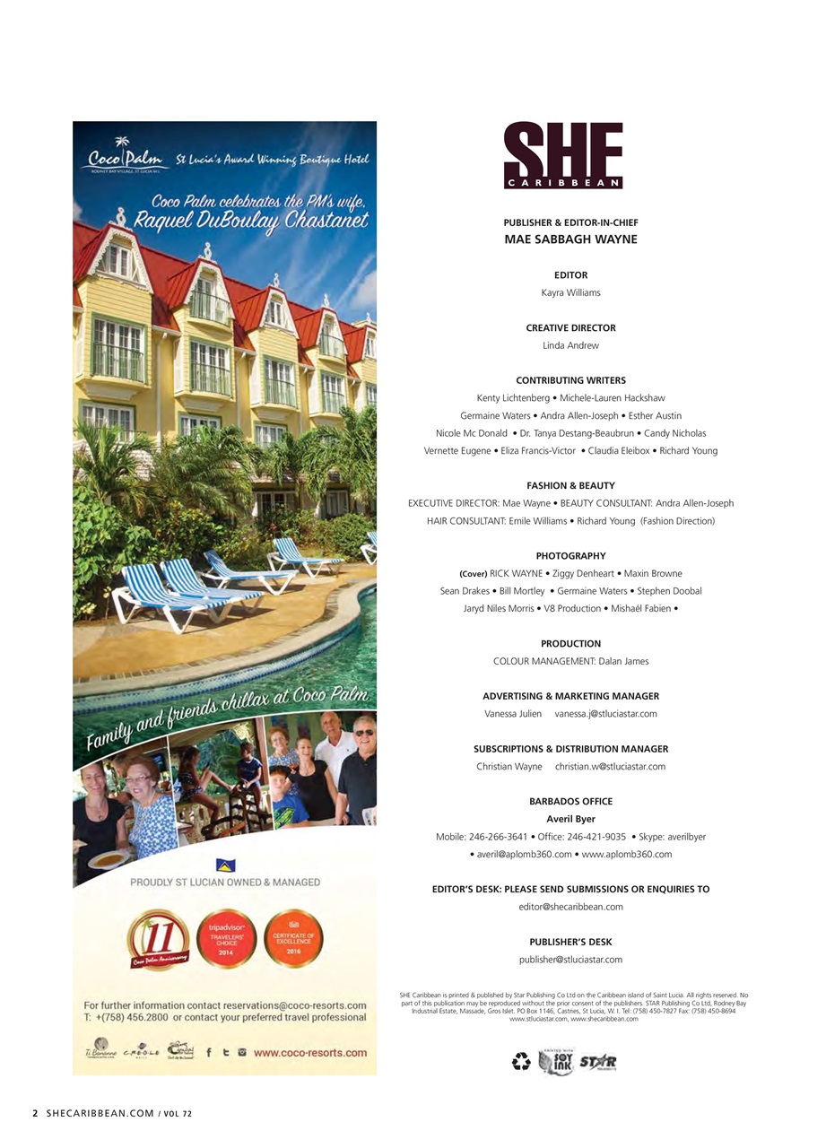 She Caribbean Preview Pages