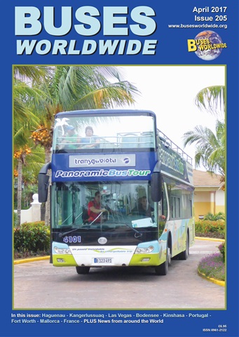 Buses Worldwide issue Issue 205 - April 2017