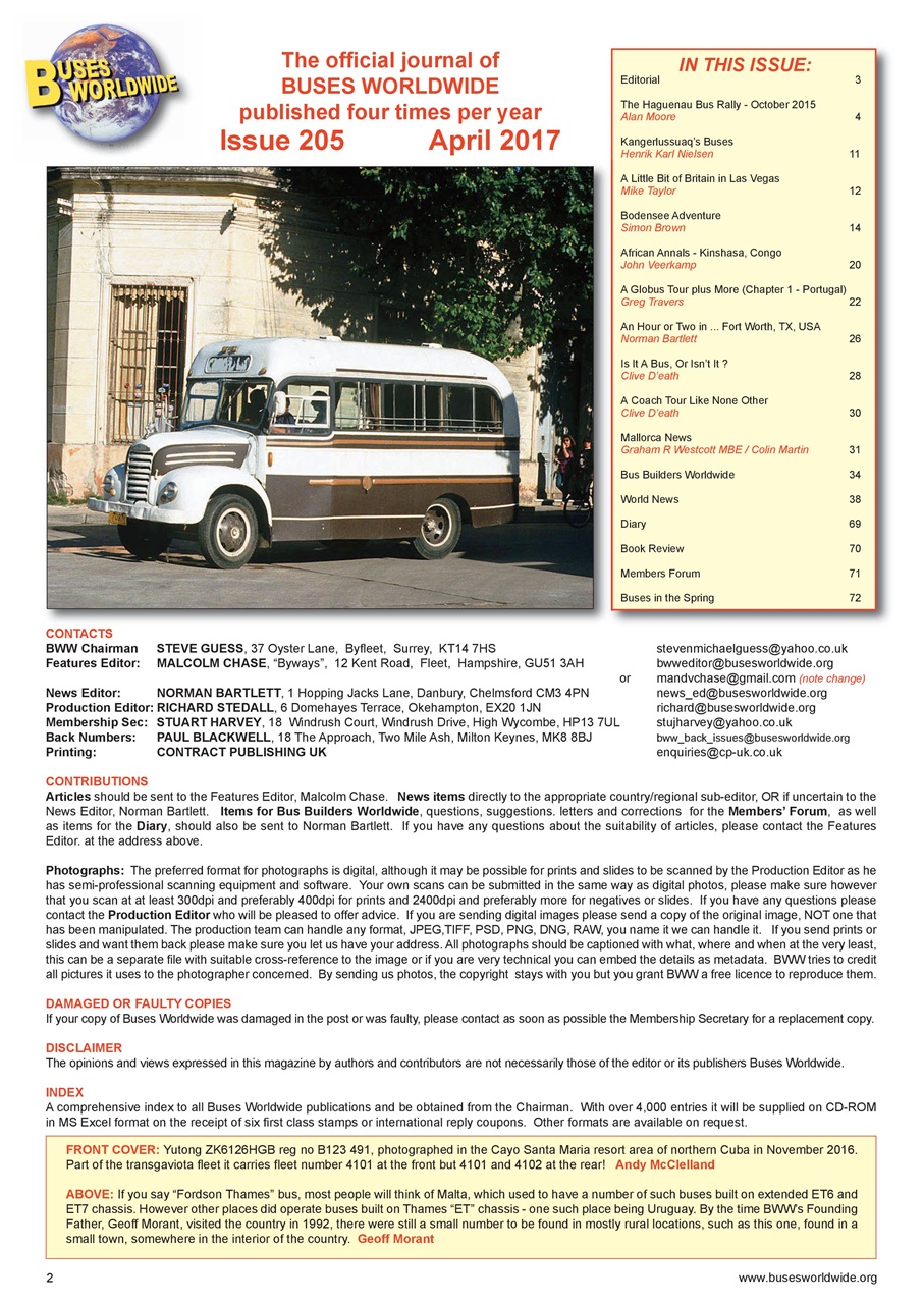 Buses Worldwide Preview Pages