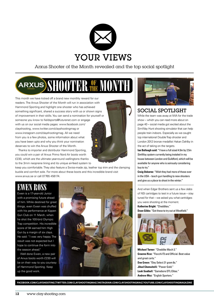 Clay Shooting Preview Pages