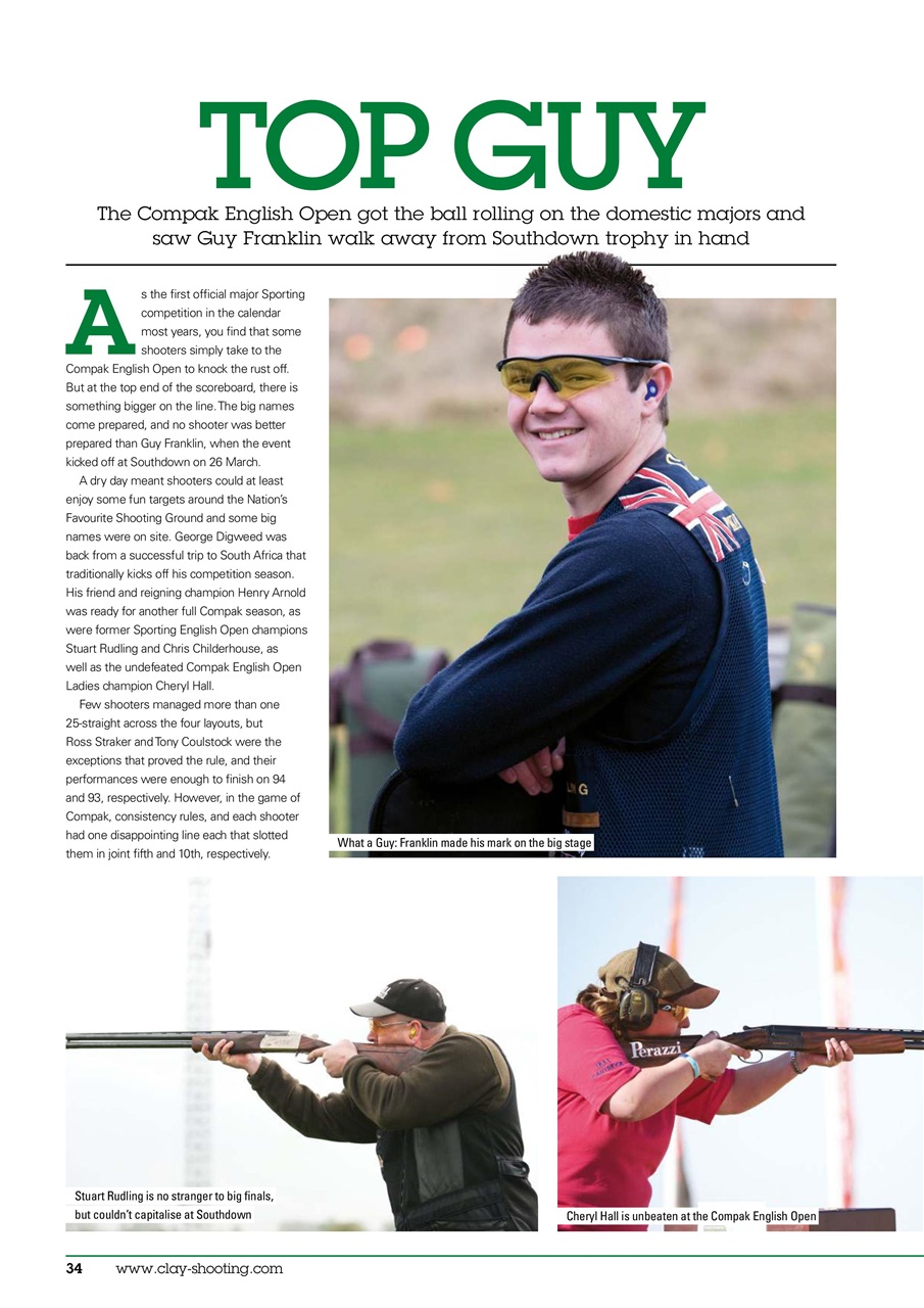 Clay Shooting Preview Pages