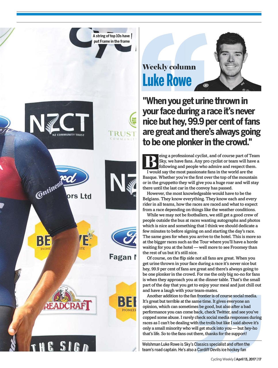 Cycling Weekly Preview Pages