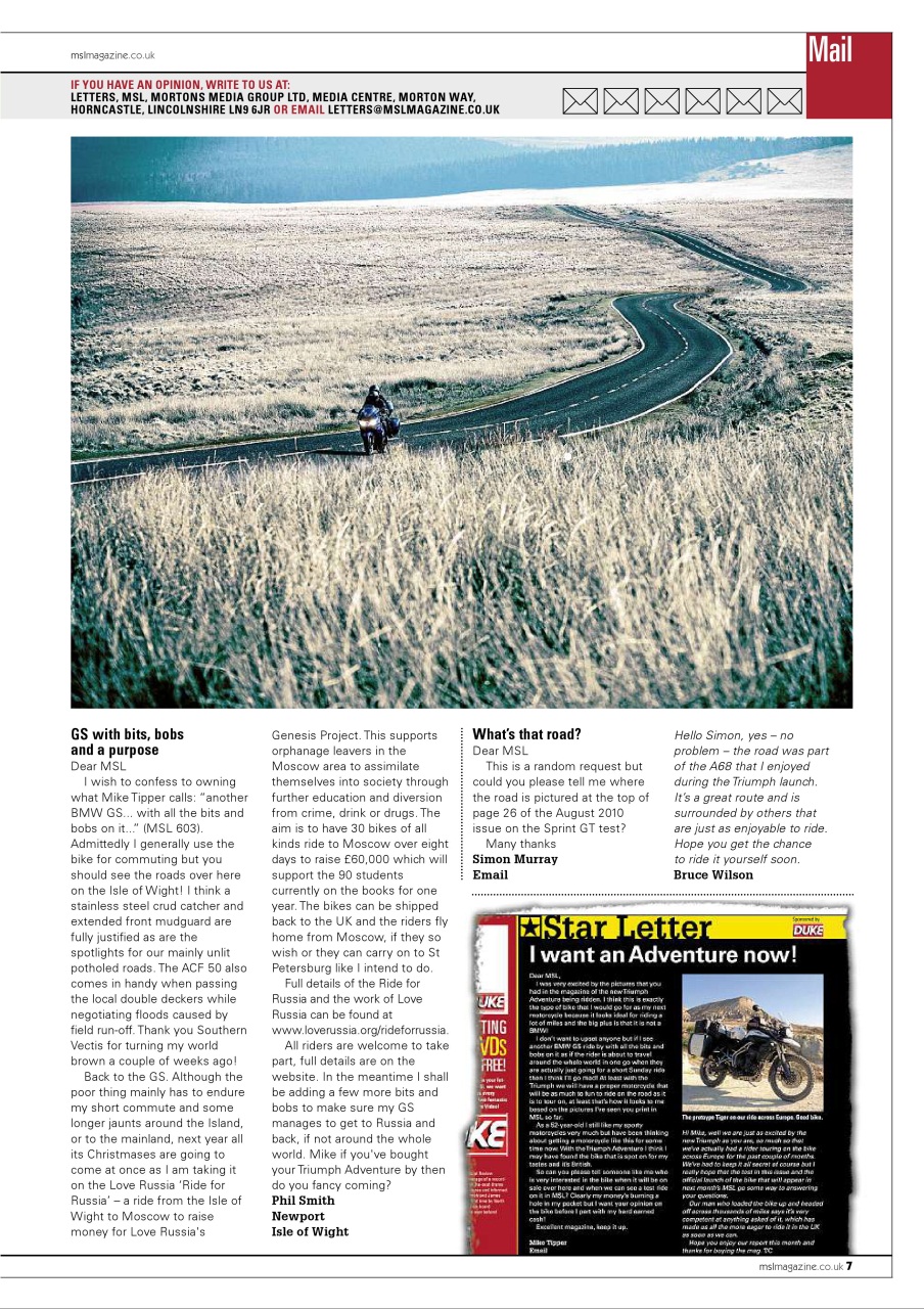Motorcycle Sport & Leisure Preview Pages