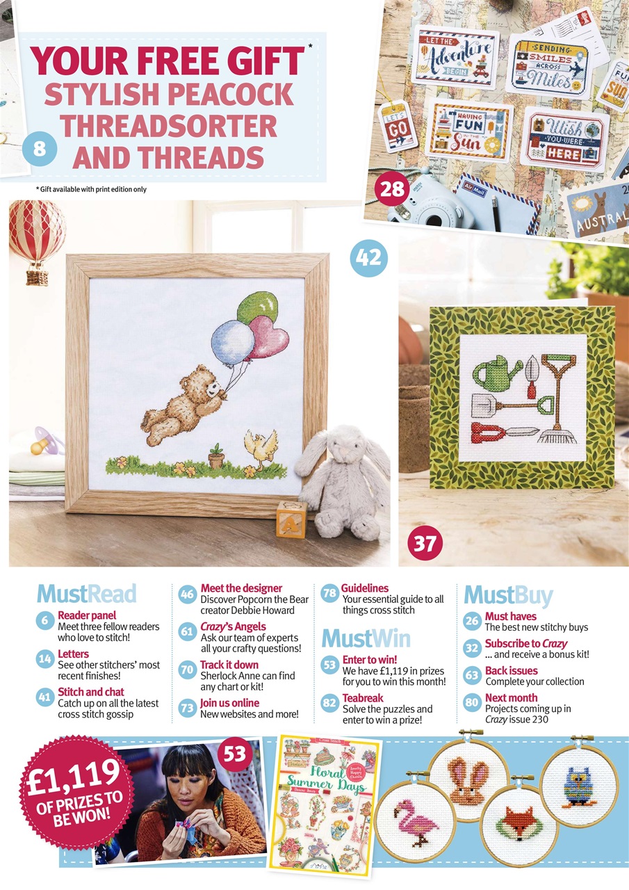 Cross Stitch Crazy Preview Pages