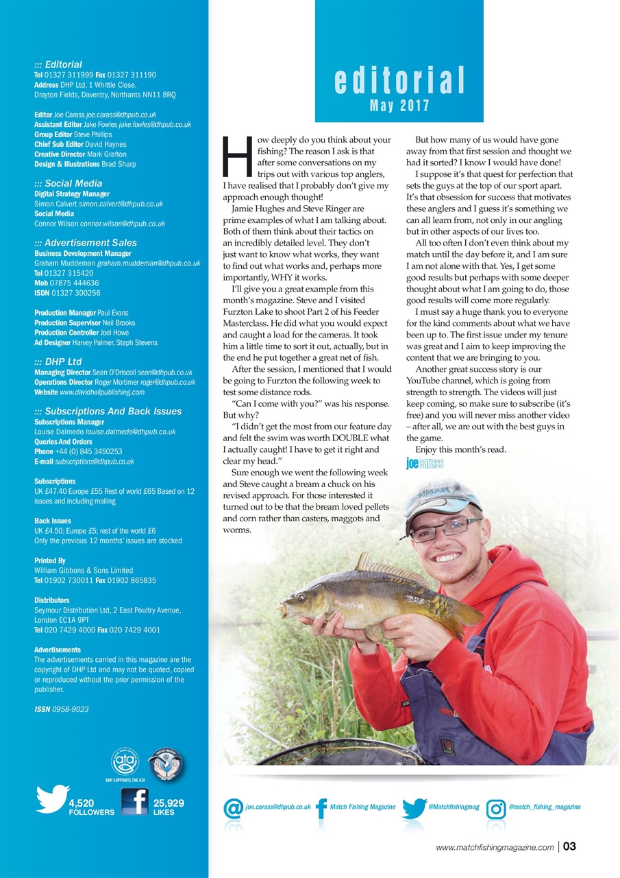 Match Fishing Preview Pages