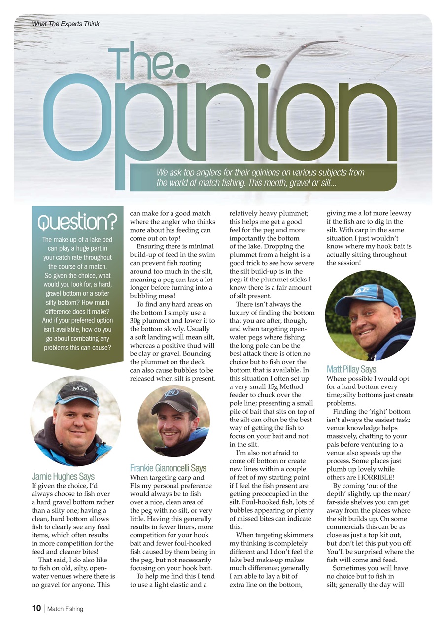 Match Fishing Preview Pages