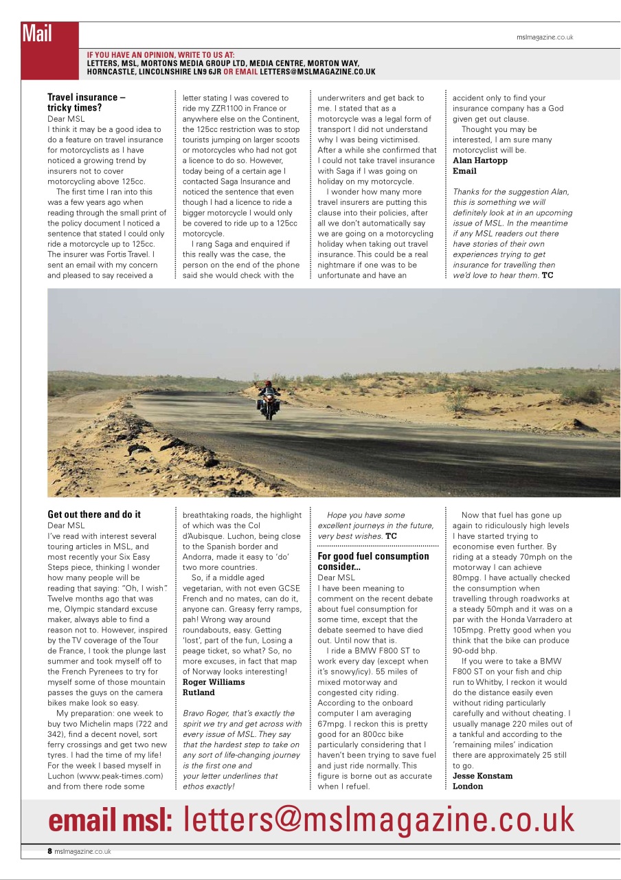 Motorcycle Sport & Leisure Preview Pages