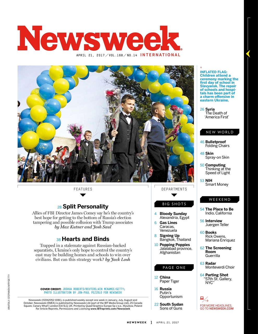 Newsweek International Preview Pages