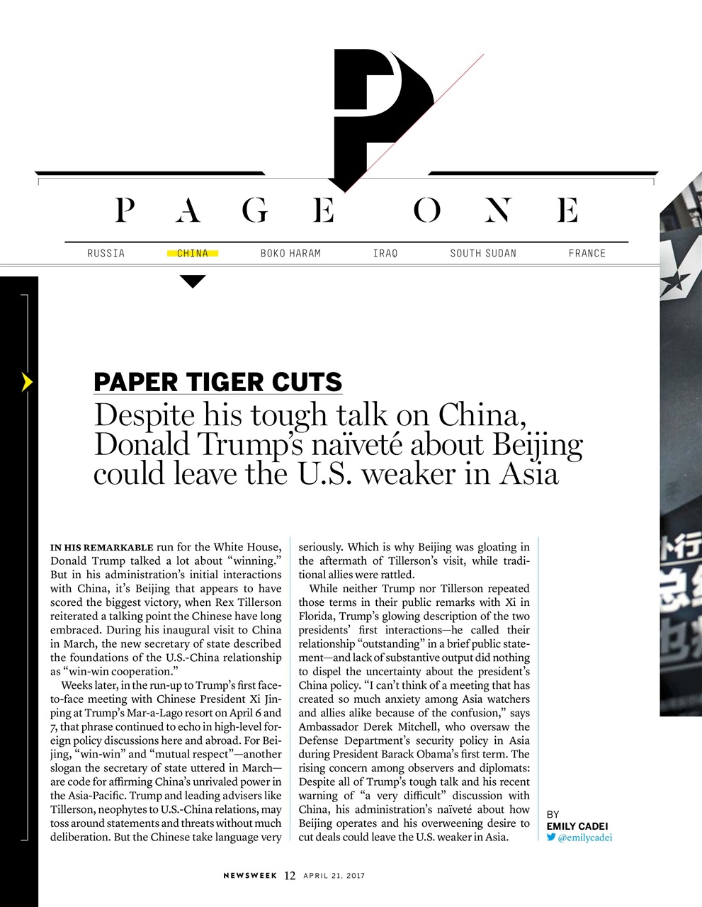 Newsweek International Preview Pages